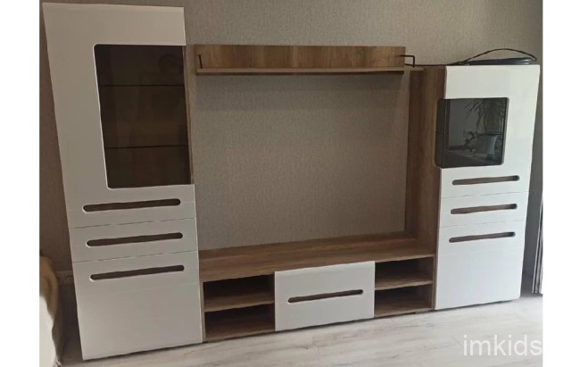 Гостиная Наоми. Комплект 1, белый глянец Гостиная Наоми. Комплект 1, белый глянец