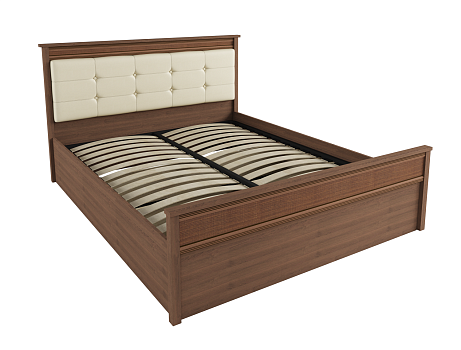 Кровать с ортопедическим основанием Ливорно ЛКР-1 160х200, орех Кровать с ортопедическим основанием Ливорно ЛКР-1 160х200, орех