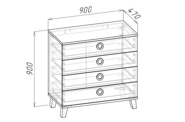 СМАРТИ Комод К1