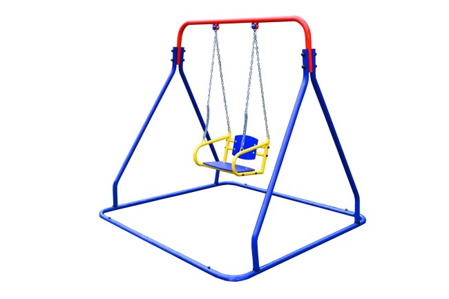 Качели дачные "Пионер-Малыш" цепные со спинкой