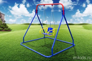 Качели дачные "Пионер-Малыш" цепные со спинкой