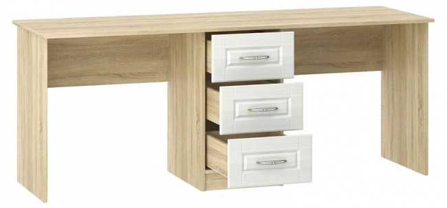 Стол письменный Оливия НМ 041.37 (дуб сонома белый  1900x600x750)