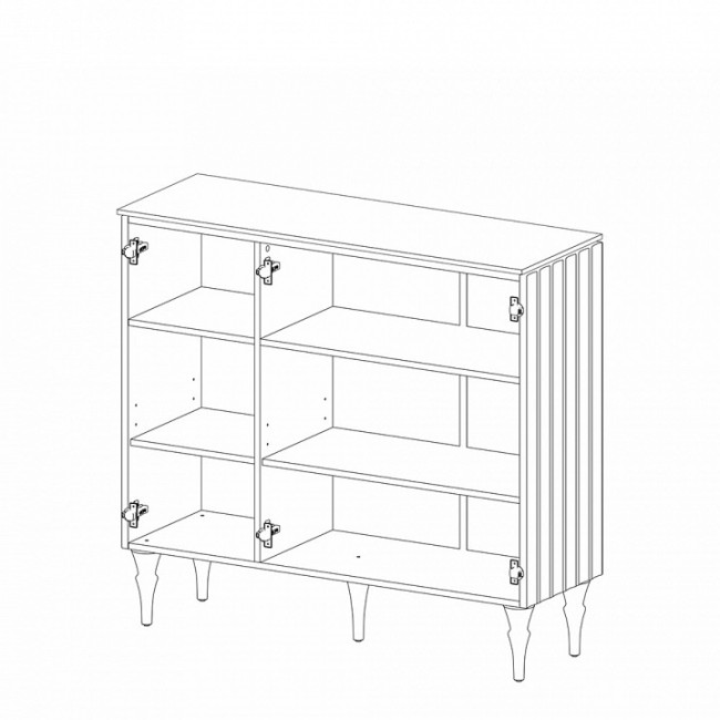 Тумба Лоренсо (графит графит  1170x400x1090)