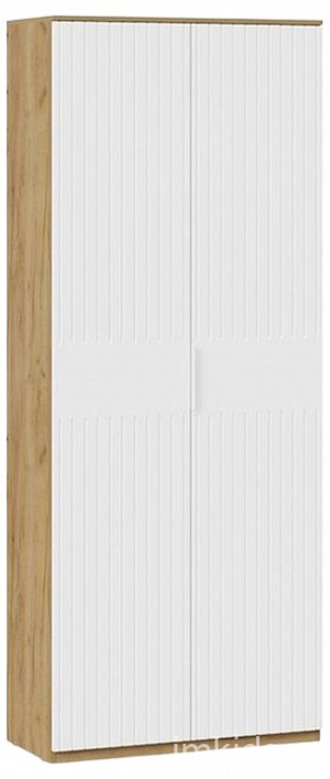 Шкаф платяной Хилтон Исп. 2 (дуб крафт золотой белый  900x428x2260)