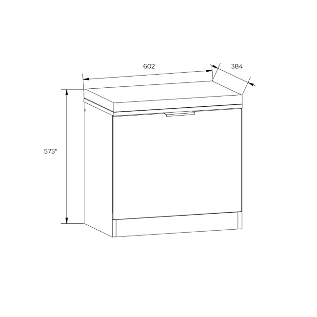 Тумба с мягким сиденьем Тоскана