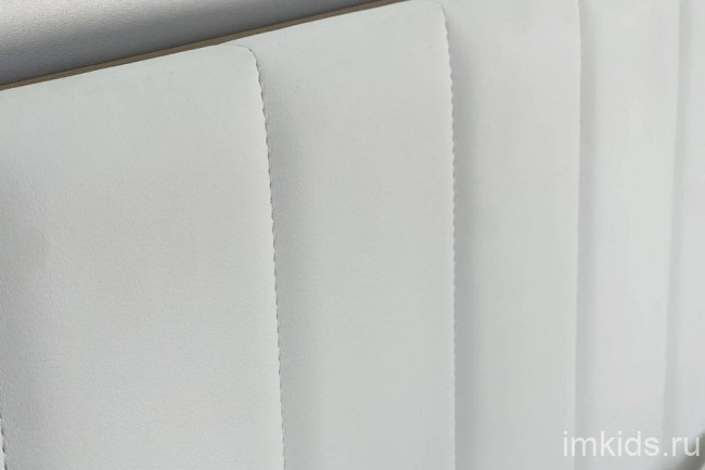 Кровать двуспальная Адам (дуб крафт золотой  белоснежный 2074x1702x1005)