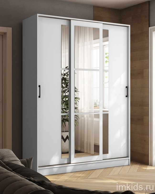 Шкаф-купе Стиль-2 160, белый