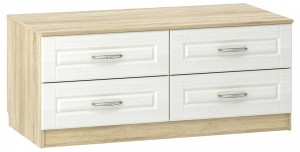 Тумба под ТВ Оливия НМ 040.48 Ф (дуб сонома дерево белое  1202x578x512)