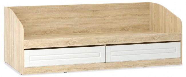 Кровать Оливия НМ 041.50 М1 (дуб сонома белый  2042x946x700)