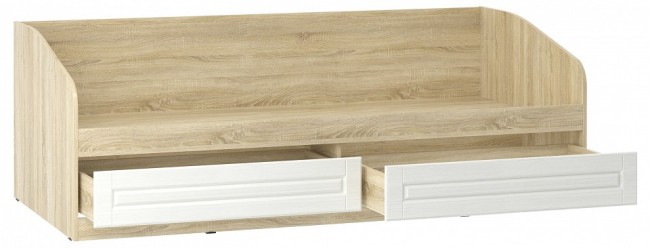 Кровать Оливия НМ 041.50 М1 (дуб сонома белый  2042x946x700)