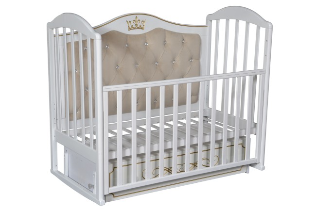 Кровать с мягкой спинкой для малышей EMILY 4