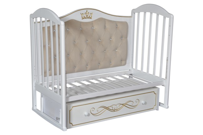 Кровать с мягкой спинкой для малышей EMILY 4