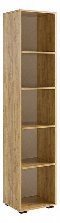 Шкаф для белья Бери (дуб крафт золотой белое дерево  400x350x1826)