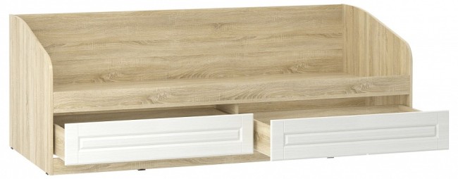 Кровать Оливия НМ 041.50-01 М2 (дуб сонома белый  1942x846x700)