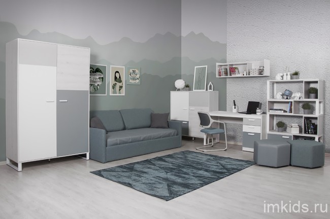 Шкаф книжный "Либерти Уайт" Шкаф книжный "Либерти Уайт"