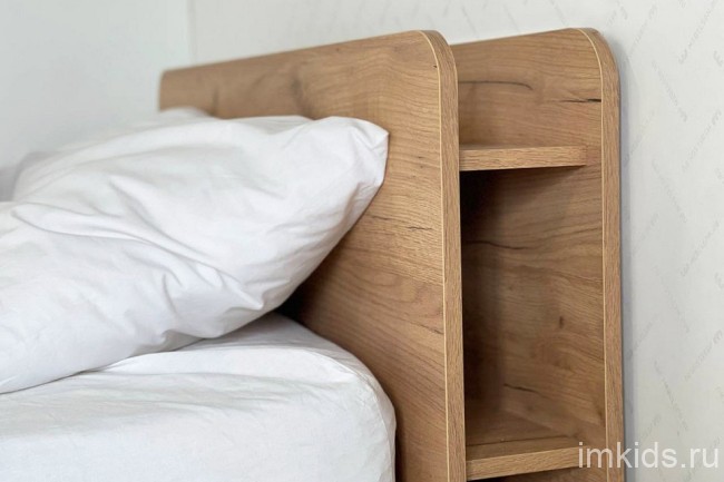 Кровать односпальная Юниор (дуб крафт золотой   2178x944x805)