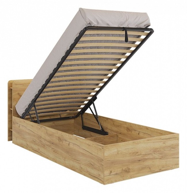 Кровать односпальная Юниор (дуб крафт золотой   2178x944x805)