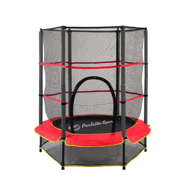 Батут с защитной cеткой "PERFETTO SPORT 5" диаметр 1,4 м 