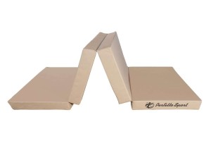 Мат № 5 (100 х 200 х 10) складной 3 сложения "PERFETTO SPORT" бежевый