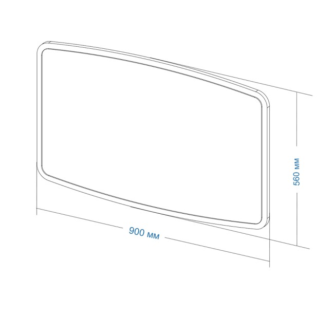 Зеркало настенное Кашемир