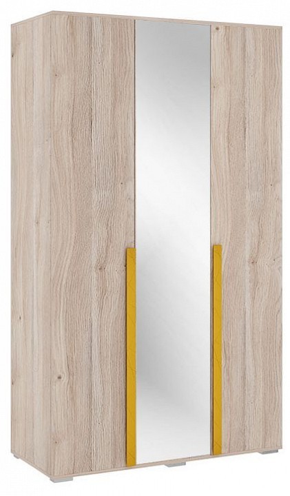 Шкаф платяной Лайк 05.02 (дуб мария горчица, дуб мария  1200x550x2100)