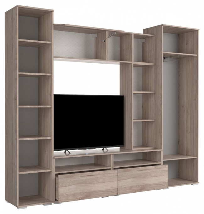 Стенка для гостиной Лайк КГ7 (дуб мария галька, дуб мария  )
