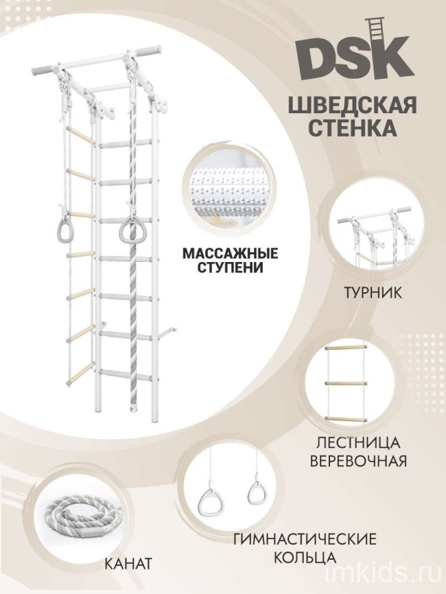 Детский спортивный комплекс "DSK 1.0" Pastel