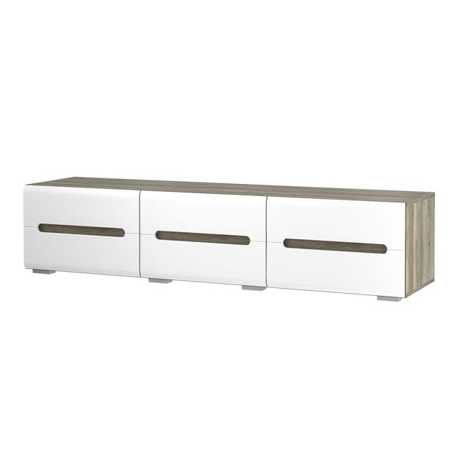 Гостиная угловая Наоми. Комплект 2, белый глянец Гостиная угловая Наоми. Комплект 2, белый глянец