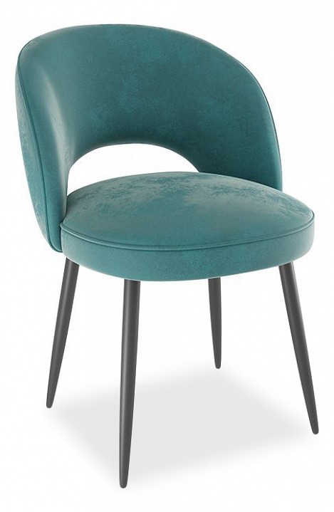 Набор из 2 стульев Моли (черный зеленый 520x590x760) Набор из 2 стульев Моли (черный зеленый 520x590x760)