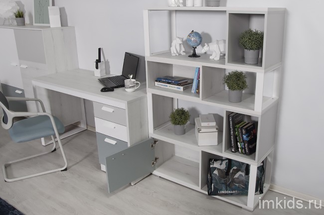 Стеллаж "Либерти Уайт"