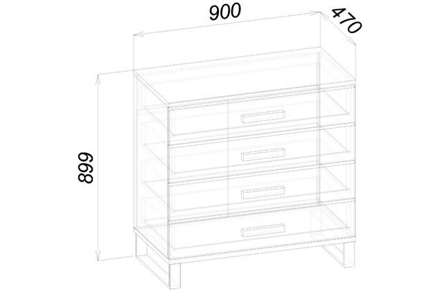 КАРБОН Комод К1