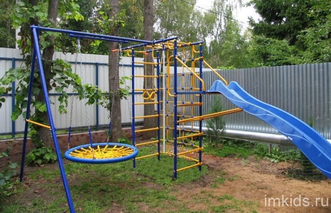 VERESK "Непоседа-Дачник", модель №3 с горкой 3 м. 