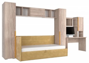 Гарнитур для детской Лайк К108 (дуб мария горчица, дуб мария медовый )