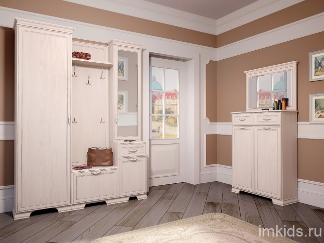 Венеция 28. Шкаф навесной с зеркалом