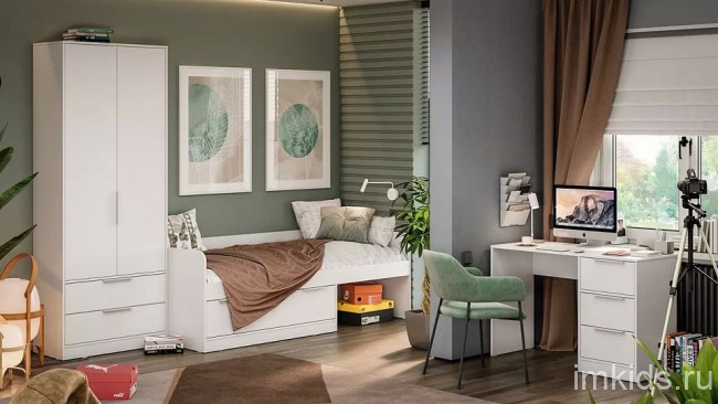 Гарнитур для детской Марли (белый белый  )