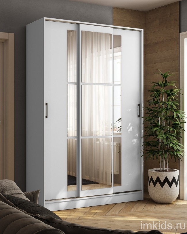 Шкаф-купе Стиль-2 140, белый