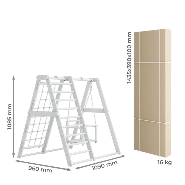 ДСК "DSK Детский игровой комплекс напольный" (11.03.20.04) дерево/белый