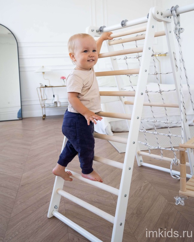 ДСК "DSK Детский игровой комплекс напольный" (11.03.20.04) дерево/белый