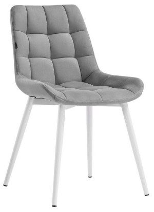 Стул Алст (белый  светло-серый velutto 12 500x620x830)