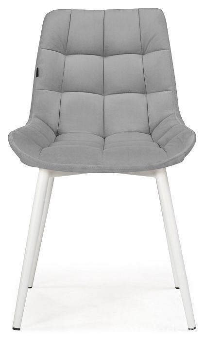 Стул Алст (белый  светло-серый velutto 12 500x620x830)