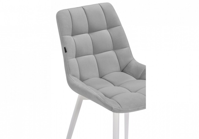 Стул Алст (белый  светло-серый velutto 12 500x620x830)