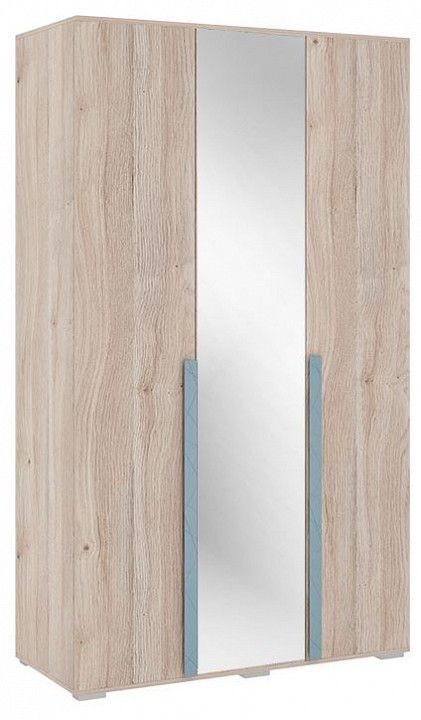 Шкаф платяной Лайк 05.02 (дуб мария дуб мария, индиго  1200x550x2100)