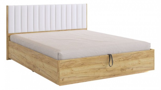 Гарнитур для спальни Адам К1 (дуб крафт золотой белое дерево, зеркальный белоснежный )