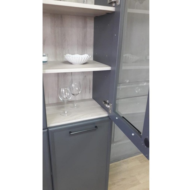 Шкаф книжный Аурелио 8, антрацит