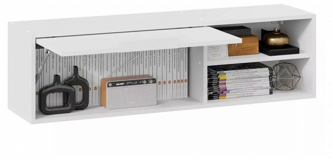 Полка комбинированная Марли (белый белый  1164x291x328)