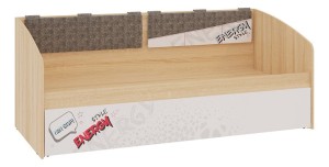 Кровать Энерджи (дуб сонома белый с рисунком коричневый 2042x865x783)