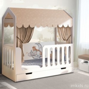 Кровать домик "Сказка" с ящиком