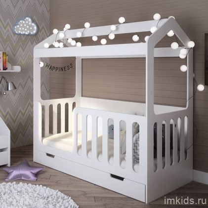 Кровать домик "Сказка" с ящиком