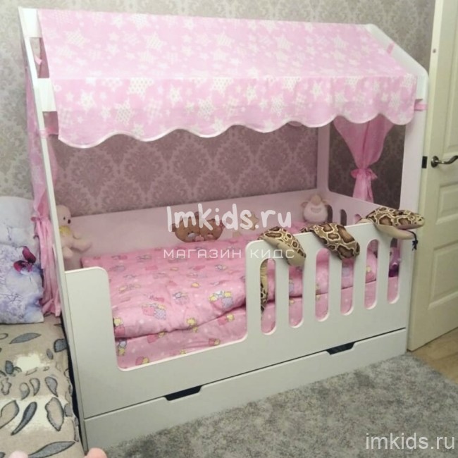Кровать домик "Сказка" с ящиком