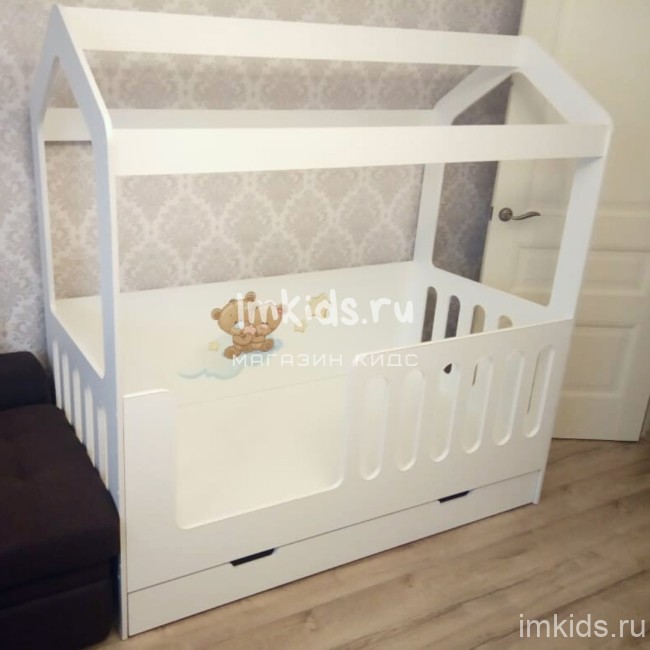 Кровать домик "Сказка" с ящиком